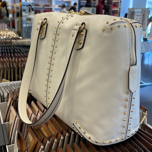 Michael Kors Astor Large Studded Leather - Picture 5 of 14